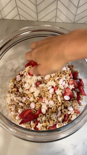 Let's make toddler trail mix Lisa shows you a recipe to make toddler trail mix for your kids | The Midwest Ladies
