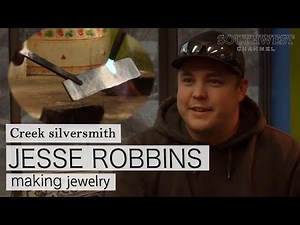 Old style Silversmith, Jesse Robbins Making Jewelry