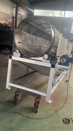 industrial rotary screen ready for 👍🔥 . . . #RotaryFilter #IndustrialMachinery #StainlessSteel #Screening #Res #reelsfb #usa #trending #viral #tools #machine | Qright