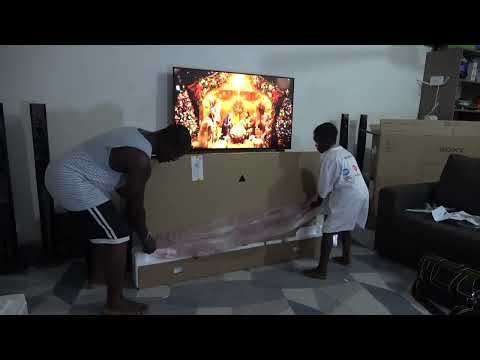UNBOXING SONY BRAVIA XR65X90L FULL ARRAY LED