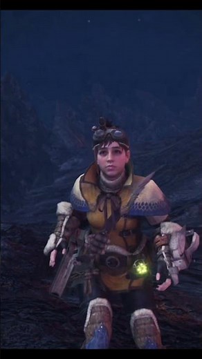 Our hero meets handler Monster Hunter World