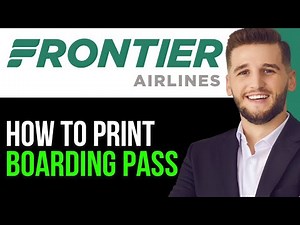 HOW TO PRINT BOARDING PASS FRONTIER AIRLINES 2024!(UPDATED)