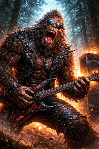 Bigfoot likes Heavy Metal music more than hip hop