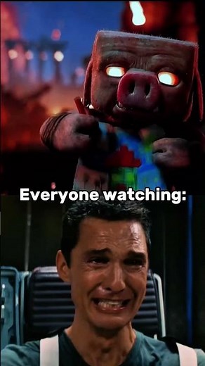 He just wanted to live a happy life😭 | Baby Piglin in the Minecraft movie