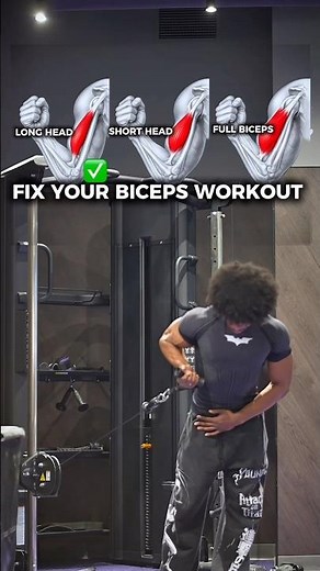 How to actually grow your biceps with cables (Workout for Long Head, Short Head & Full Biceps)