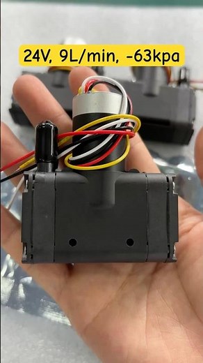 24V DC Brushless Vacuum Pump | Compact & Powerful -63kPa for OEM Use