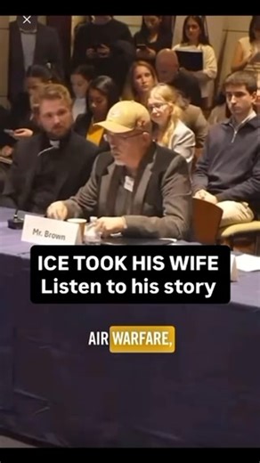 FAFO! A Trump voter is begging Congress to free his wife after ICE locked her up for months over two paid-off checks under $60. Donna Hughes-Brown, a green-card holder for nearly 50 years, was pulled off a plane, denied food and water, caged. Even he admits it: this is Trump’s America | Lesley Abravanel Andersson