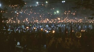 Torchlit ceremony marks Cuban freedom fighter’s birthday