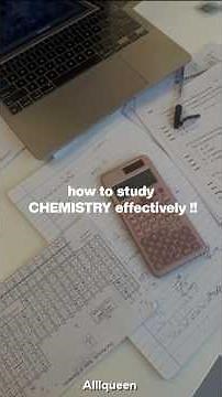 how to study chemistry effectively !! 🧪⭐