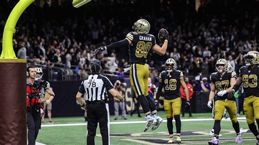 Jimmy Graham sneaks out for third touchdown of 2023 | Saints-Panthers Highlights