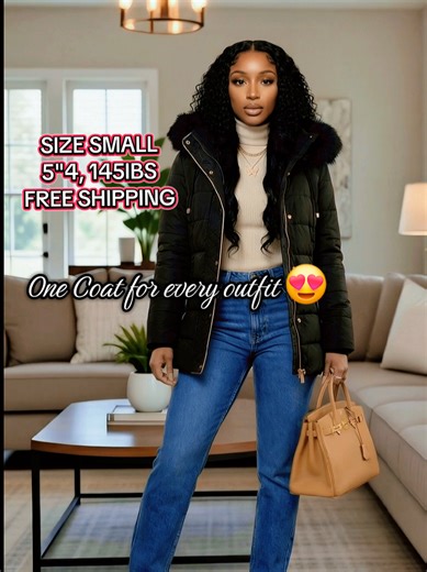 Women’s Black Short Quilted Winter Coat with Fur Hood | Warm Fitted Parka Jacket This women’s black short quilted winter coat is designed for warmth, comfort, and everyday style. Featuring a soft fur-trim hood and padded insulation, it helps keep cold air out while maintaining a flattering, fitted shape. The short parka design makes it easy to style with jeans, leggings, skirts, or boots, making it perfect for daily wear, commuting, shopping, or casual winter outings. Lightweight yet warm, this 