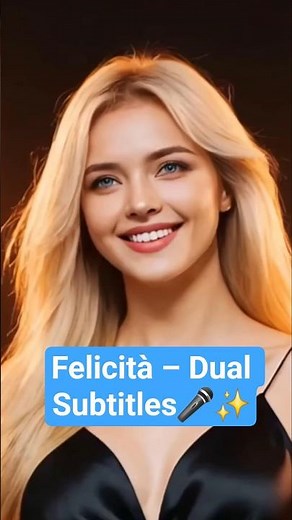 Felicità –Al Bano & Romina Power,Dual Subtitles (Italian & English) Lip Sync Performance 🎤✨ #lyrics