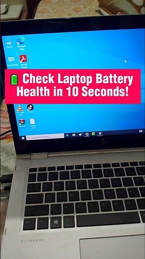 💻 Check Laptop Battery Health in 10 Seconds! 🔋