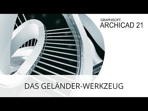 ARCHICAD 21 - Das Geländer-Werkzeug