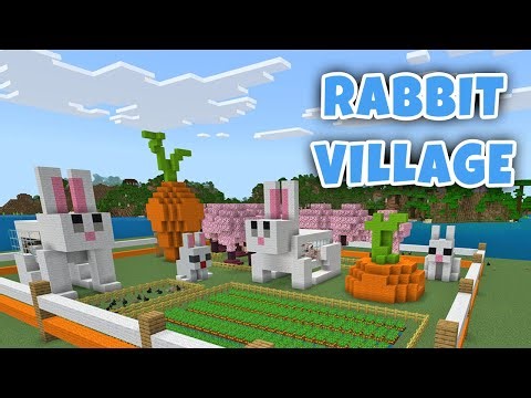Explore the Giant Rabbit Village in Minecraft!