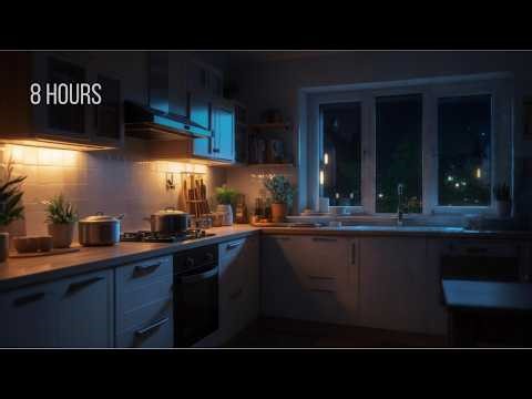 Oven Hum Sound for Deep Sleep | Low Ambient Kitchen Noise | 8 Hours | Black Screen