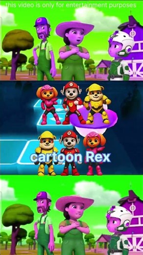 Paw 🐾 Patrol- 🆚 Owlette 🆚 Gekko X Dance Song #tileshopedmrush #pjmaskschinese