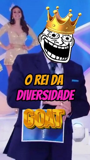 Meu OVO on Instagram: "O REI DA DIVERSIDADE 🏳️‍🌈 . . . #humor #humorviral #memes #silviosantos #mito #GOAT"