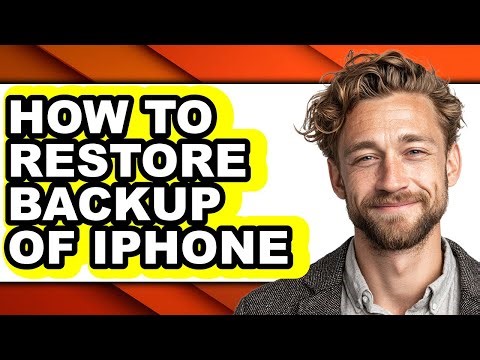 How to Restore Backup of Iphone - Full Guide