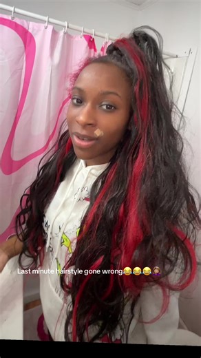 Last Minute Hairstyle Mishap and Attitude