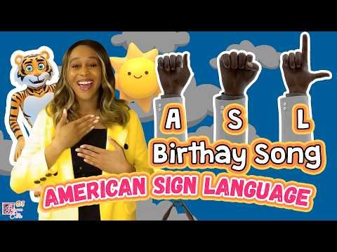 Happy Birthday Song American Sign Language | ASL Beginners Lesson
