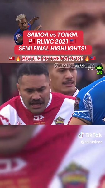 Samoa vs Tonga Semi Finals Highlights: RLWC 2021