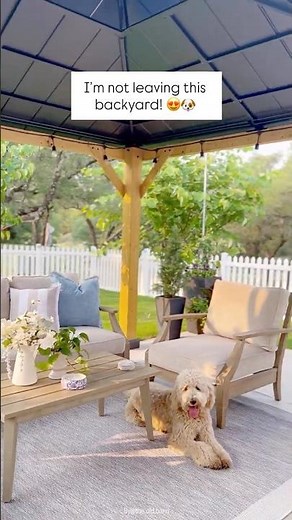 This Backyard Will Make You Never Want to Leave | DIY SUNJOY 11x13 Wooden Gazebo