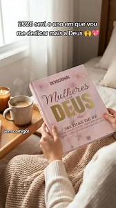 Você merece começar 2026 mais próxima de Deus. 💖 Este eBook devocional foi feito para mulheres que buscam paz, propósito e direção — mesmo nos dias mais difíceis. 📖 São 365 mensagens curtas, uma para cada dia do ano. Leve, profundo e transformador. De R$99 por apenas R$29,90. Oferta por tempo limitado. 🎁 👉 Clique para garantir seu exemplar digital e viver um ano inteiro guiada por fé e amor. ✨ | Aline Castro