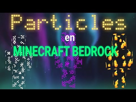 COMO PONER PARTICULAS EN MINECRAFT BEDROCK 1.18