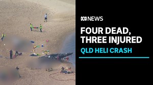 20K views · 364 reactions | Two helicopters have collided mid-air and crashed in front of crowds of holidaymakers near Sea World on the Gold Coast, killing four people and injuring several more. It's understood those onboard were taking scenic flights over a small sand island. | ABC News | Facebook