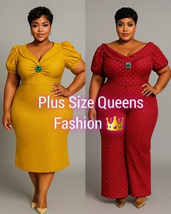 Most Beautiful Plus Size Queen Fashion Trends 2025 #Fashion #style #outfit #plussize | Fashion Star Blog