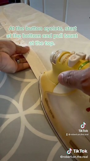 #howto #steamiron a shirt. #laundryhacks #ronthereal #reallifesolutions