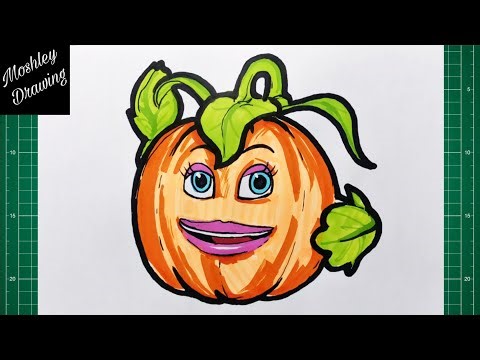 How to Draw Bobo - Spookley the Square Pumpkin