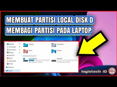 Cara Membuat Local Disk D Di Windows 11