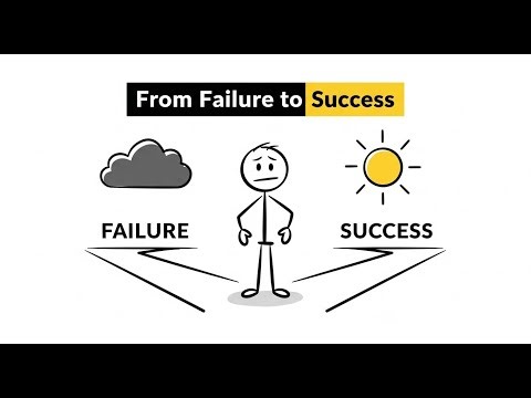 From Failure to Success 💡 | 3-Min Motivational Stickman Animation Story of Never Giving Up