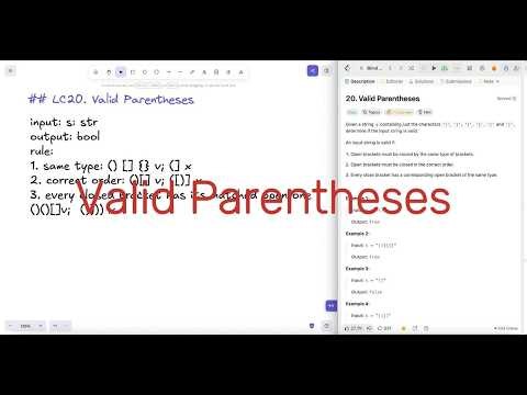 Valid Parentheses - Stack - Leetcode 20 - Python