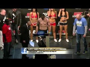 UFC 140 JONES vs MACHIDA Weigh In