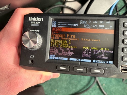 Used Uniden SDS200 Digital Police Scanner True I/Q | eBay