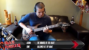 Watch this man nail 155 Iron Maiden riffs in a row!