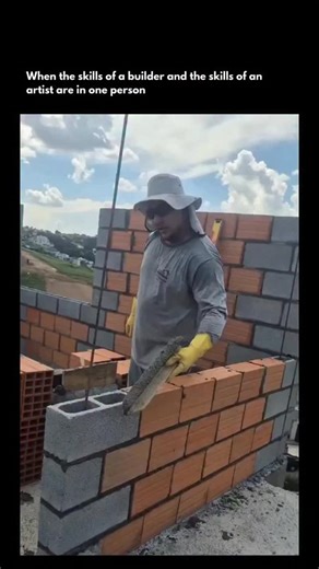 This is what happens when a builder’s skill and an artist’s eye live in the same person. Every measurement is precise, every cut intentional, but there’s also creativity in the way the materials come together 🧱✨. It’s not just about making something strong—it’s about making it beautiful. Structure and aesthetics working side by side, where engineering solves the problem and artistry gives it character. The best work is built, not rushed. And when craftsmanship meets creativity, the result speak