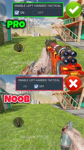 ✅ Best Left Hand Settings in CODM BR 🔥💯 Codmobile Tips and Tricks #shorts #codmbr #codmiphone