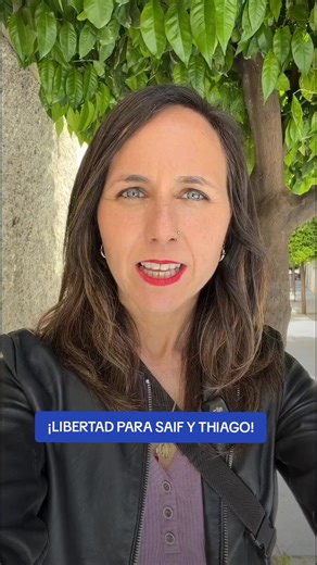 Libertad inmediata para Saif y Thiago. Exigimos al Gobierno que pase de las palabras a los hechos y haga todo lo posible para su liberación.