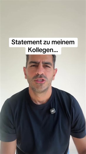 Statement zu meinem Kollegen… #hamidmossadegh #statement #streit #beef #hamid