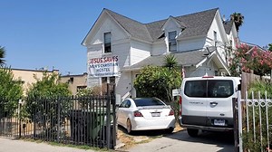 A brief walk around the grounds. This is walking in from W. 39th Pl and Vermont. | Jesus Saves Hostel