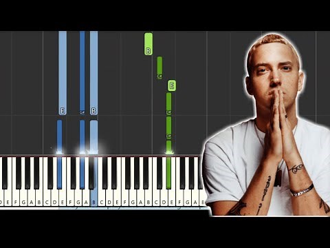 Eminem - "Stan" [Synthesia] (Piano tutorial)