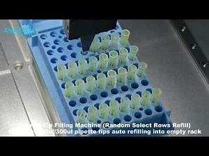 Pipette Tip Filling Machine For Laboratory Experiment - 200ul Pipette Tips Random Rows Refilling