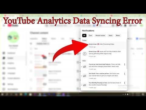 Known Issue: YouTube Analytics Data Syncing Error Affecting APAC Region