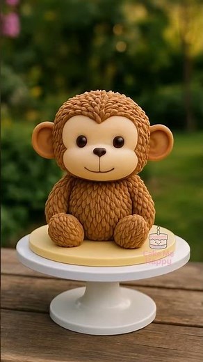 Cutest Monkey Cake Ever! 🍰🐒