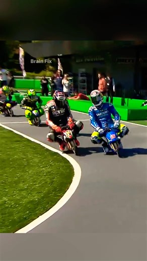 MotoGP Riders on Tiny Bikes! 🤯
