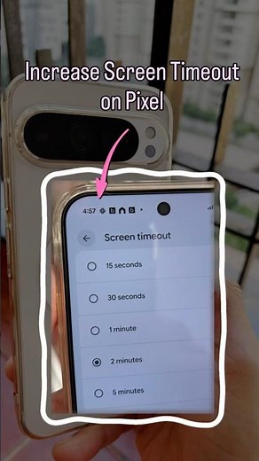 Increase Pixel’s Screen Display Time (No Root)